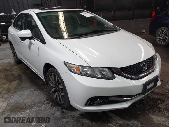 2014 Honda Civic EX-L with VIN 19XFB2F97EE261016, listed as a IAAI auction lot 41346617 with 124,539 mi miles and . Bid and sale history available at DreamBid. Image 1.