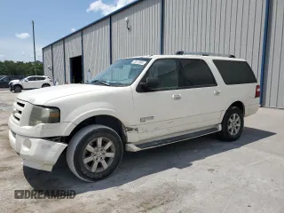 2007 Ford Expedition EL Limited with VIN 1FMFK19507LA74774, listed as a Copart auction lot 53813094 with 182,161 mi miles and Salvage Title. Bid and sale history available at carsss.com. Image 1.