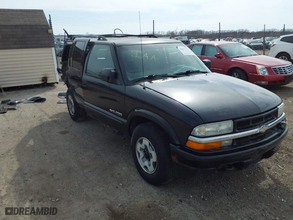 2004 Chevrolet Blazer LS with VIN 1GNDT13X54K169505, listed as a IAAI auction lot 41827199 with 133,919 mi miles. Bid and sale history available at carsss.com. Image 1.