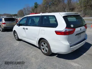 2015 Toyota Sienna L with VIN 5TDZK3DC3FS690484, listed as a IAAI auction lot 41888073 with 201,518 mi miles and . Bid and sale history available at carsss.com. Image 3.