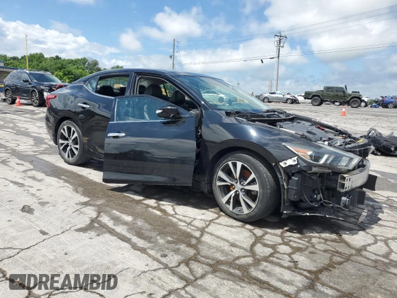 2017 Nissan Maxima SL with VIN 1N4AA6AP4HC424958, listed as a Copart auction lot 57298725 with 127,485 mi miles and Salvage title. Bid and sale history available at DreamBid. Image 4.