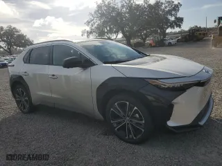 2024 Toyota bZ4X XLE with VIN JTMAAAAA8RA042907, listed as a Copart auction lot 76279744 with 3,778 mi miles and Salvage Title. Bid and sale history available at carsss.com. Image 4.