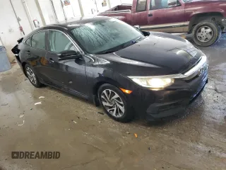 2016 Honda Civic EX with VIN 19XFC2F70GE023085, listed as a Copart auction lot 54716635 with 208,461 mi miles and Salvage Title. Bid and sale history available at DreamBid. Image 4.