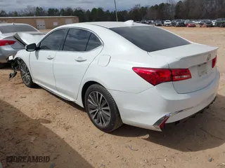 2018 Acura TLX w/Advance Pkg with VIN 19UUB2F76JA002621, listed as a IAAI auction lot 41706667 with 95,655 mi miles. Bid and sale history available at carsss.com. Image 3.