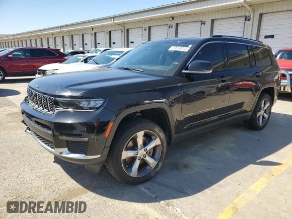 2021 Jeep Grand Cherokee Limited with VIN 1C4RJKBG2M8106998, listed as a Copart auction lot 49034945 with 44,269 mi miles and Salvage Title. Bid and sale history available at DreamBid. Image 1.