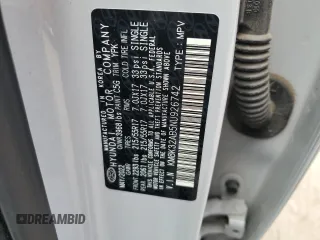 2022 Hyundai Kona SEL с VIN KM8K32AB5NU926742, выставлен на аукционе Copart как лот 54083515 с пробегом 43 387 миль миль и Списание • Salvage title. История ставок и продаж доступна на DreamBid. Изображение 12.