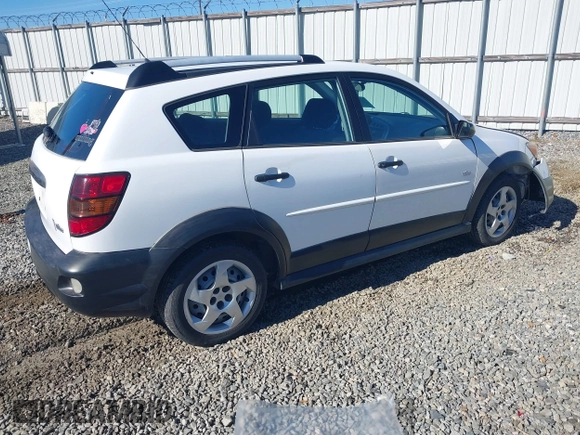 2007 Pontiac Vibe with VIN 5Y2SL65817Z434077, listed as a IAAI auction lot 41381180 with 109,173 mi miles. Bid and sale history available at carsss.com. Image 4.