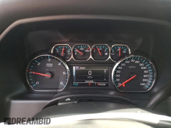 2015 Chevrolet Silverado 1500 LT with VIN 1GCVKREH3FZ267091, listed as a Copart auction lot 53293165 with 244,458 mi miles and Clean Title. Bid and sale history available at DreamBid. Image 9.