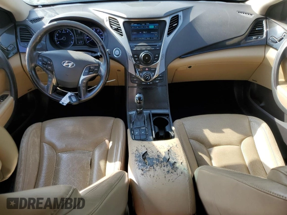 2013 Hyundai Azera with VIN KMHFG4JG8DA226176, listed as a Copart auction lot 53121455 with 123,142 mi miles and Salvage Title. Bid and sale history available at carsss.com. Image 8.