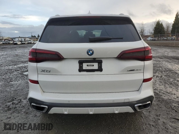 2022 BMW X5 xDrive45e with VIN 5UXTA6C0XN9L16712, listed as a Copart auction lot 45420585 with 20,526 mi miles and Salvage Title. Bid and sale history available at carsss.com. Image 6.