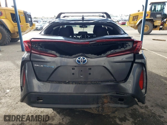 2021 Toyota Prius LE with VIN JTDKAMFP0M3182773, listed as a Copart auction lot 45600385 with 72,923 mi miles and Salvage Title. Bid and sale history available at DreamBid. Image 6.