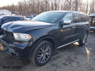2015 Dodge Durango Citadel with VIN 1C4RDJEG6FC786658, listed as a IAAI auction lot 41352473 with 170,105 mi miles. Bid and sale history available at carsss.com. Image 2.
