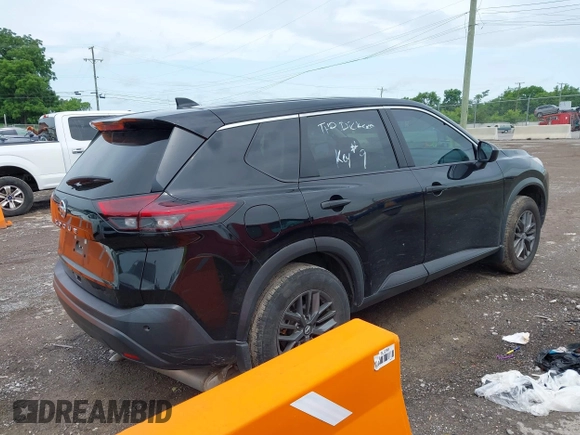 2021 Nissan Rogue S with VIN 5N1AT3AA2MC817507, listed as a IAAI auction lot 42534574 with 44,797 mi miles and . Bid and sale history available at DreamBid. Image 4.