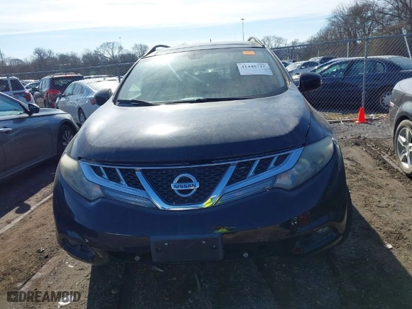2013 Nissan Murano SL with VIN JN8AZ1MW5DW320372, listed as a IAAI auction lot 41445715 with 158,942 mi miles. Bid and sale history available at carsss.com. Image 12.