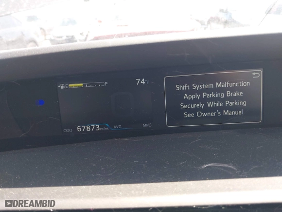2020 Toyota Prius L Eco with VIN JTDKARFU3L3111990, listed as a IAAI auction lot 41964834 with 67,873 mi miles. Bid and sale history available at carsss.com. Image 15.