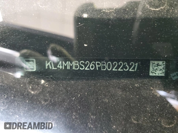 2023 Buick Encore GX Preferred с VIN KL4MMBS26PB022321, выставлен на аукционе Copart как лот 59041405 с пробегом 6 381 миль миль и Списание • Salvage title. История ставок и продаж доступна на DreamBid. Изображение 13.
