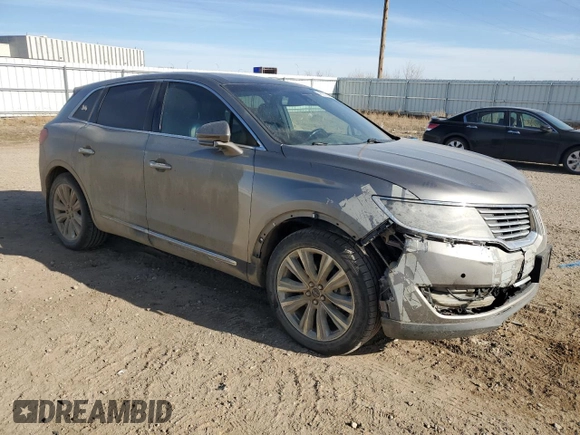 2016 Lincoln MKX Reserve with VIN 2LMTJ8LP2GBL59375, listed as a Copart auction lot 48357065 with 198,357 mi miles and Salvage Title. Bid and sale history available at DreamBid. Image 4.