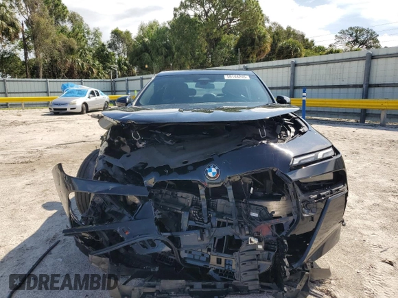 2023 BMW 7 Series 740i with VIN WBA23EH08PCM32908, listed as a Copart auction lot 59144245 with Not provided miles and Non repairable. Bid and sale history available at DreamBid. Image 5.