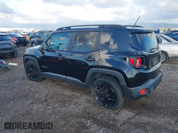 2017 Jeep Renegade Latitude with VIN ZACCJABB9HPE67907, listed as a IAAI auction lot 41425107 with 57,300 mi miles. Bid and sale history available at carsss.com. Image 14.