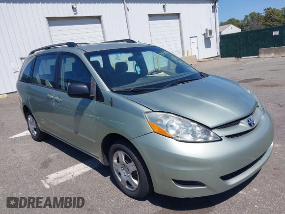 2006 Toyota Sienna CE with VIN 5TDZA23C36S497492, listed as a IAAI auction lot 42083187 with 169,514 mi miles. Bid and sale history available at carsss.com. Image 1.
