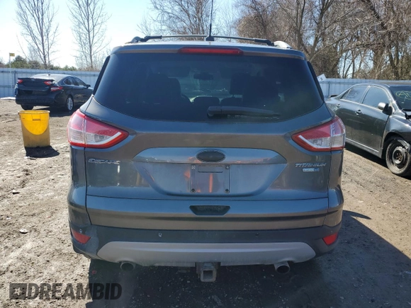 2013 Ford Escape Titanium with VIN 1FMCU9J92DUD43843, listed as a Copart auction lot 49061945 with 153,068 mi miles and Clean title. Bid and sale history available at DreamBid. Image 6.