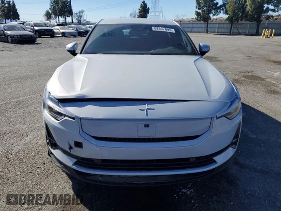 2024 Polestar 2 z VIN YSMFD3KA7RL216675, wystawiony jako Copart lot #88307095 z przebiegiem 5 500 mil mil oraz Szkoda całkowita • Salvage title. Historia ofert i sprzedaży dostępna na DreamBid. Obrazek 5.