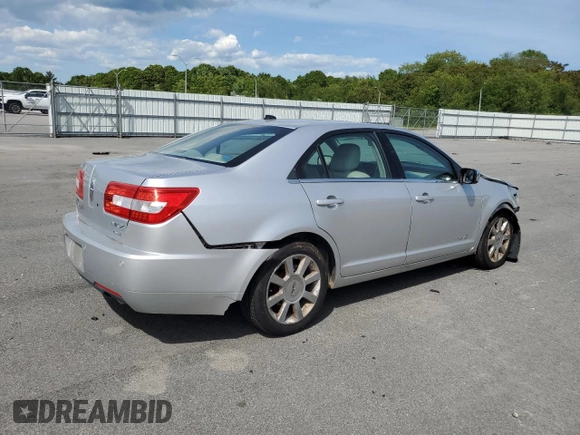 2009 Lincoln MKZ with VIN 3LNHM28T09R633057, listed as a Copart auction lot 58500155 with 83,138 mi miles and Clean title. Bid and sale history available at DreamBid. Image 3.