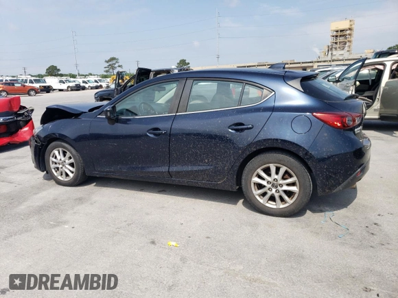 2014 Mazda 3 i Grand Touring with VIN JM1BM1M73E1173281, listed as a Copart auction lot 53164215 with 227,983 mi miles and Salvage Title. Bid and sale history available at DreamBid. Image 2.