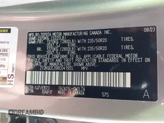 2024 Lexus NX 350 F Sport с VIN 2T2KGCEZ6RC041955, выставлен на аукционе IAAI как лот 41988608 с пробегом 22 199 миль миль и . История ставок и продаж доступна на DreamBid. Изображение 9.