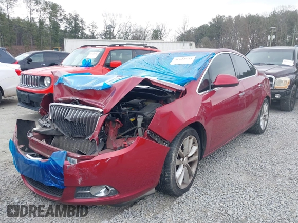 2013 Buick Verano Leather Group with VIN 1G4PS5SK4D4113626, listed as a IAAI auction lot 41622643 with 132,610 mi miles. Bid and sale history available at carsss.com. Image 2.