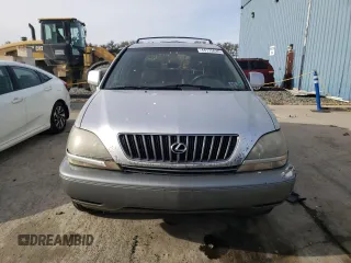1999 Lexus RX 300 Luxury SUV with VIN JT6HF10U3X0025289, listed as a Copart auction lot 44175635 with 0 mi miles and Salvage Title. Bid and sale history available at carsss.com. Image 5.