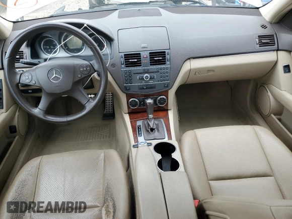 2011 Mercedes-Benz C 300 Sport with VIN WDDGF8BB8BR183114, listed as a Copart auction lot 55536235 with 132,824 mi miles and Salvage title. Bid and sale history available at DreamBid. Image 8.