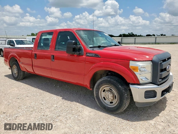 2015 Ford F-250 XL with VIN 1FT7W2A61FEB40663, listed as a Copart auction lot 62649285 with 54,234 mi miles and Clean title. Bid and sale history available at DreamBid. Image 4.