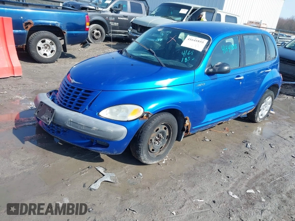 2003 Chrysler PT Cruiser with VIN 3C4FY48B73T565868, listed as a IAAI auction lot 41641855 with 156,165 mi miles. Bid and sale history available at carsss.com. Image 2.
