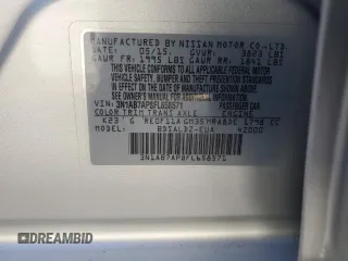2015 Nissan Sentra SV with VIN 3N1AB7AP8FL658571, listed as a Copart auction lot 49918825 with 131,018 mi miles and Clean Title. Bid and sale history available at carsss.com. Image 12.