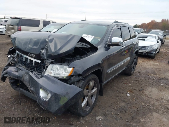 2012 Jeep Grand Cherokee Overland with VIN 1C4RJECT7CC334116, listed as a IAAI auction lot 40968071 with 98,794 mi miles. Bid and sale history available at carsss.com. Image 17.
