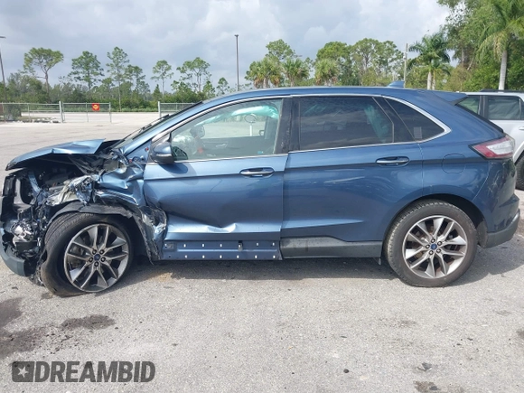 2018 Ford Edge Titanium with VIN 2FMPK4K82JBB35110, listed as a IAAI auction lot 41727507 with 83,644 mi miles. Bid and sale history available at carsss.com. Image 14.