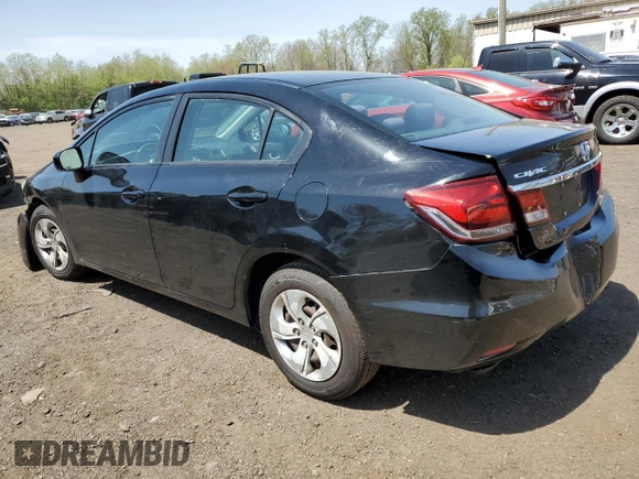 2014 Honda Civic LX z VIN 19XFB2F58EE260521, wystawiony jako Copart lot #55211935 z przebiegiem 184 439 mil mil oraz Szkoda całkowita • Salvage title. Historia ofert i sprzedaży dostępna na DreamBid. Obrazek 2.