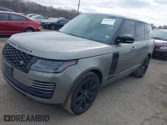 2019 Land Rover Range Rover HSE with VIN SALGS2SVXKA546498, listed as a IAAI auction lot 41615177 with 92,772 mi miles and . Bid and sale history available at DreamBid. Image 2.