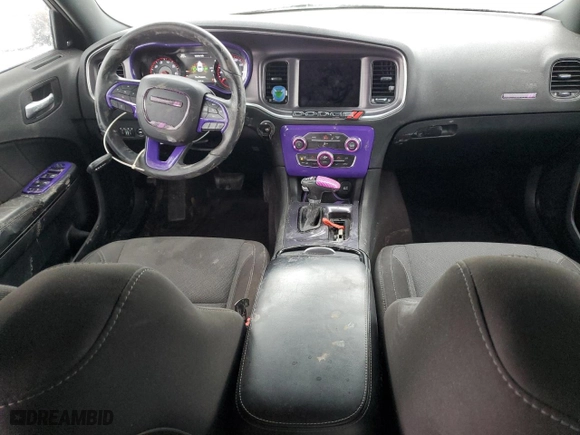 2017 Dodge Charger SXT with VIN 2C3CDXJGXHH557676, listed as a Copart auction lot 87850045 with 79,316 mi miles and Salvage Title. Bid and sale history available at carsss.com. Image 8.