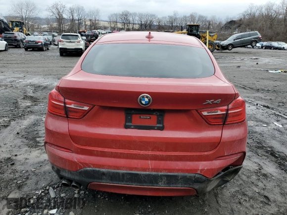 2016 BMW X4 xDrive28i with VIN 5UXXW3C56G0R18897, listed as a Copart auction lot 41219154 with 80,473 mi miles. Bid and sale history available at carsss.com. Image 6.