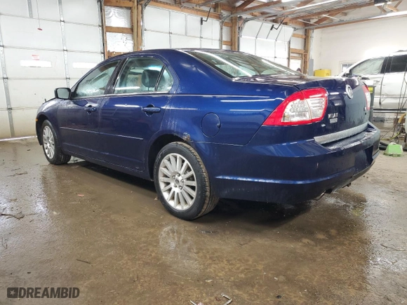 2006 Mercury Milan Premier with VIN 3MEHM08106R658929, listed as a Copart auction lot 45934655 with 124,787 mi miles and Salvage Title. Bid and sale history available at carsss.com. Image 2.