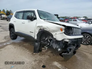 2017 Jeep Renegade Sport с VIN ZACCJAAB0HPF88939, выставлен на аукционе Copart как лот 53102384 с пробегом 58 563 миль миль и Списание • Salvage title. История ставок и продаж доступна на DreamBid. Изображение 4.