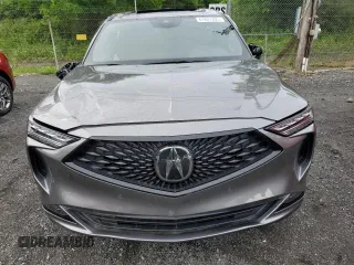 2024 Acura MDX w/A-Spec Package with VIN 5J8YE1H02RL019581, listed as a Copart auction lot 61801205 with 45,297 mi miles and Salvage title. Bid and sale history available at DreamBid. Image 5.