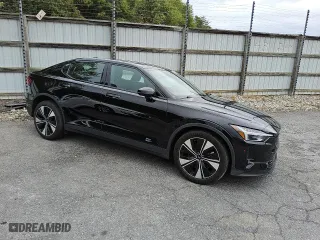 2023 Polestar 2 with VIN YSMEG3KAXPL154091, listed as a Copart auction lot 72589964 with 24,230 mi miles and Salvage Title. Bid and sale history available at carsss.com. Image 4.