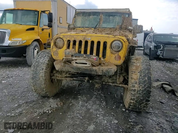2009 Jeep Wrangler X with VIN 1J4FA24119L754391, listed as a Copart auction lot 56067805 with 118,117 mi miles and Salvage title. Bid and sale history available at DreamBid. Image 14.