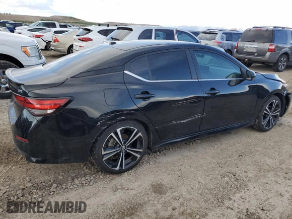 2021 Nissan Sentra SR with VIN 3N1AB8DV2MY277217, listed as a Copart auction lot 51702815 with 48,758 mi miles and Salvage Title. Bid and sale history available at DreamBid. Image 3.
