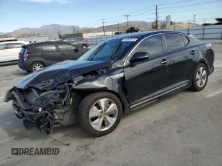 2015 Kia Optima EX with VIN KNAGN4ADXF5085639, listed as a Copart auction lot 53384225 with 109,080 mi miles and Salvage title. Bid and sale history available at DreamBid. Image 1.
