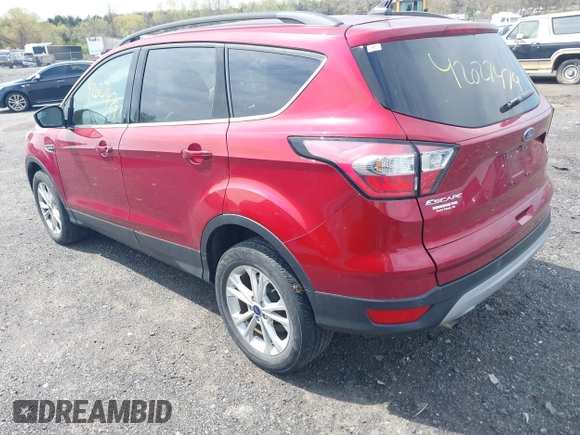 2018 Ford Escape SEL with VIN 1FMCU9HD6JUB74609, listed as a IAAI auction lot 42027479 with 54,935 mi miles. Bid and sale history available at carsss.com. Image 3.