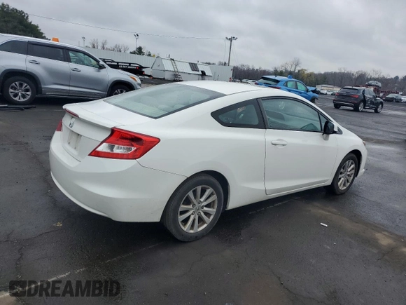 2012 Honda Civic Cpe EX-L with VIN 2HGFG3B06CH541589, listed as a Copart auction lot 52282275 with 137,635 mi miles and Salvage Title. Bid and sale history available at carsss.com. Image 3.